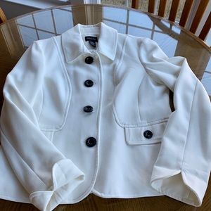 EUC Focus 2000 Off White Jacket size 14